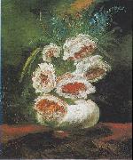 Vincent Van Gogh Vase of Peonies oil painting on canvas